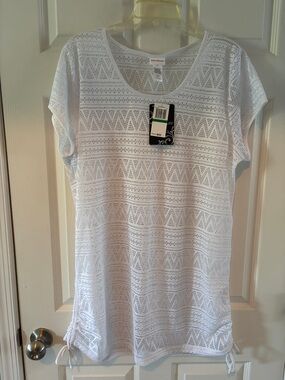 White Crochet Beach Cover-Up